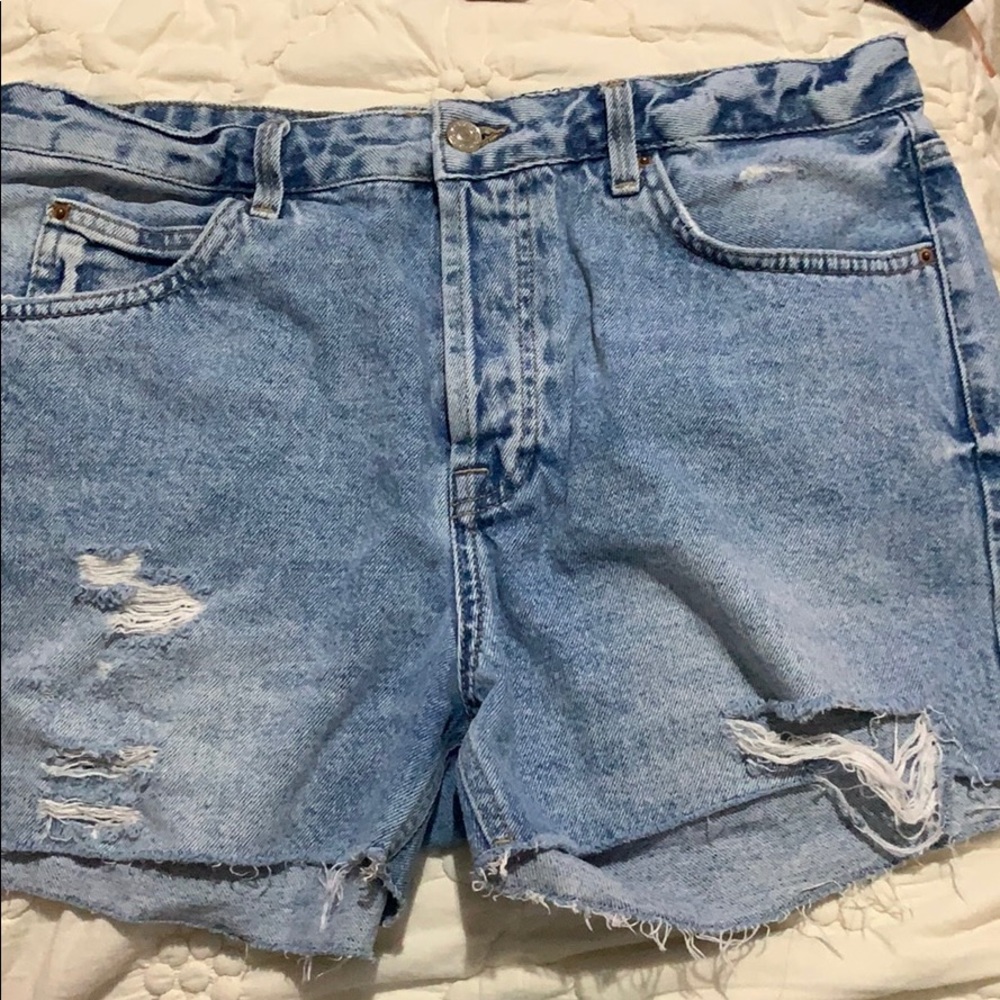 Topshop Ashley Denim Shorts